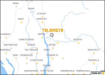 map of Talaingya