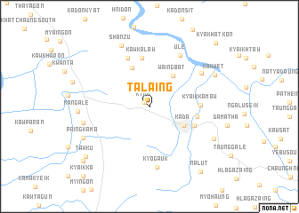 map of Talaing