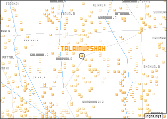 map of Talai Nur Shah