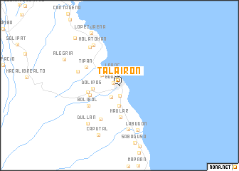 map of Talairon