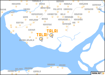 map of Talai