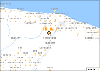 map of Ţalājū