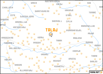 map of Talaj