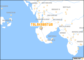 map of Talakabatua