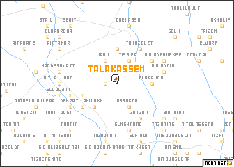 map of Tala Kassem