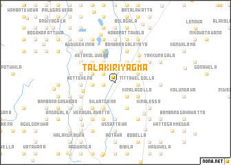 map of Talakiriyagma