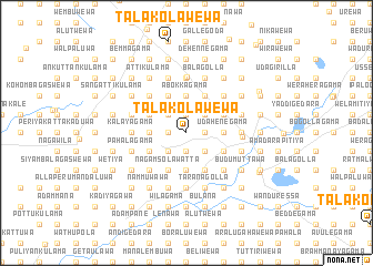 map of Talakolawewa