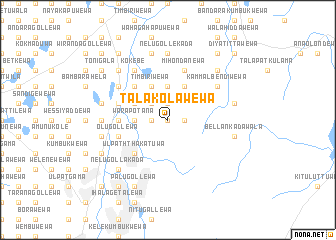 map of Talakolawewa