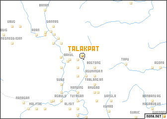 map of Talakpat