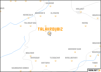 map of Tala Kroubiz