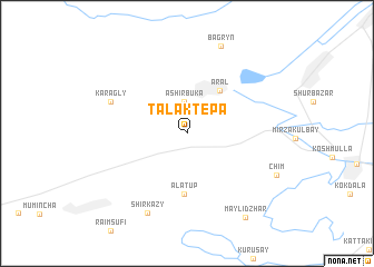 map of Talaktepa