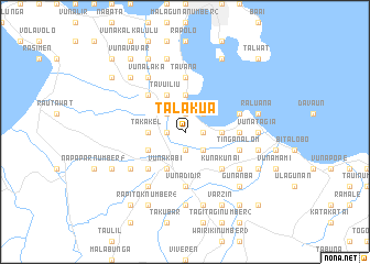 map of Talakua