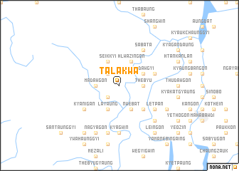 map of Talakwa