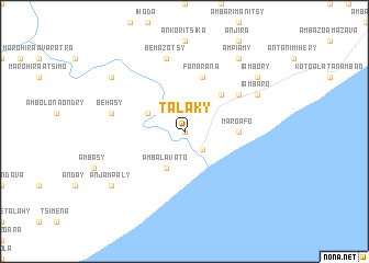 map of Talaky
