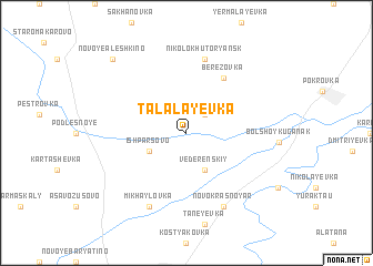 map of Talalayevka