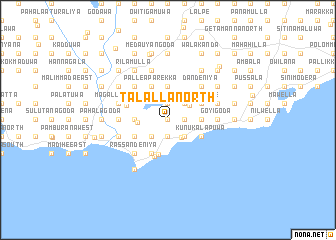 map of Talalla North