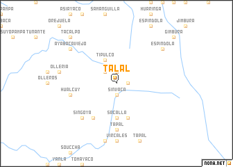 map of Talal