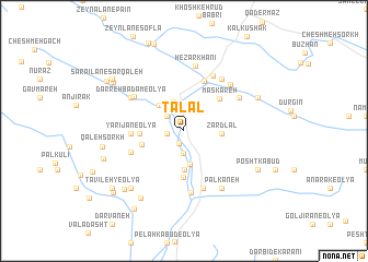 map of Talal