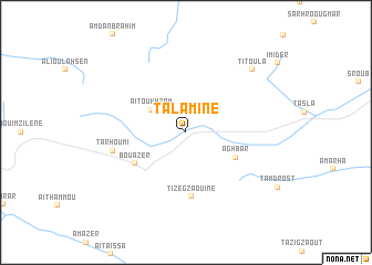map of Talamine