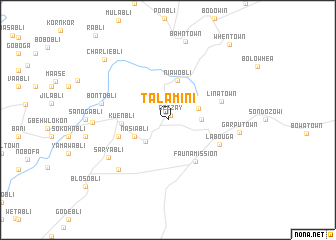 map of Talamini