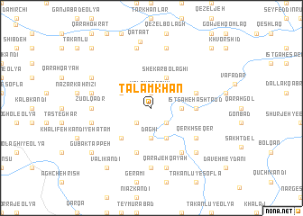 map of Talam Khān
