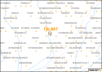 map of Talamt