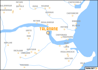 map of Talanane