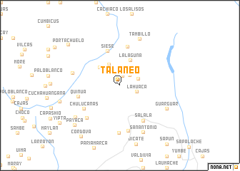 map of Talaneo