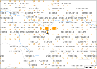 map of Talangama