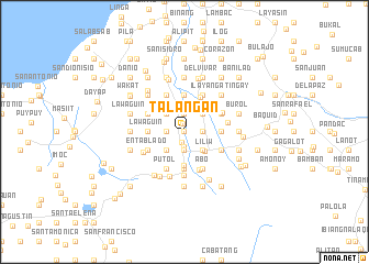 map of Talangan