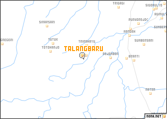 map of Talangbaru