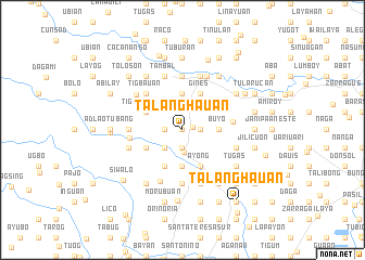 map of Talanghauan