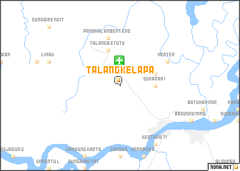 map of Talang Kelapa