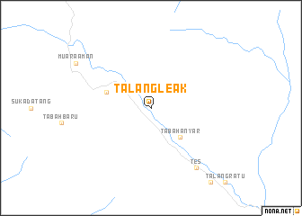 map of Talang Leak