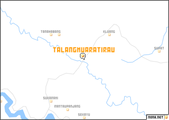 map of Talangmuaratirau