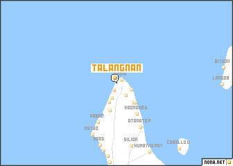 map of Talangnan