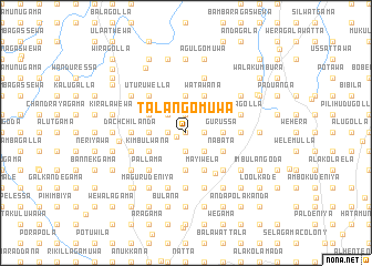 map of Talangomuwa