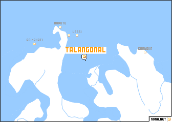 map of Talangonal