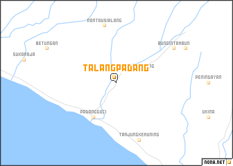 map of Talangpadang