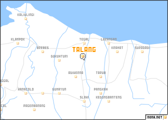 map of Talang