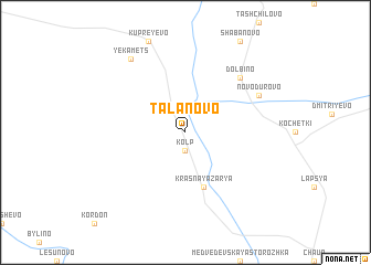 map of Talanovo