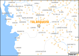 map of Talanquera