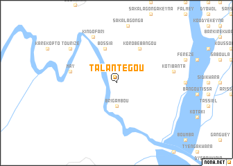 map of Talantégou