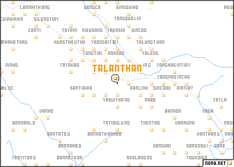 map of Ta Lan Than