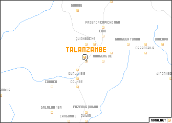 map of Talanzambe