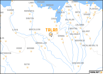 map of Talan