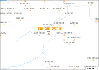 map of Tala Oursou