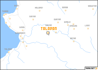 map of Talapan