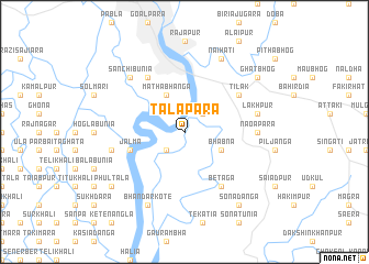 map of Talāpāra