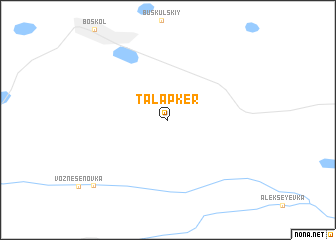 map of Talapker